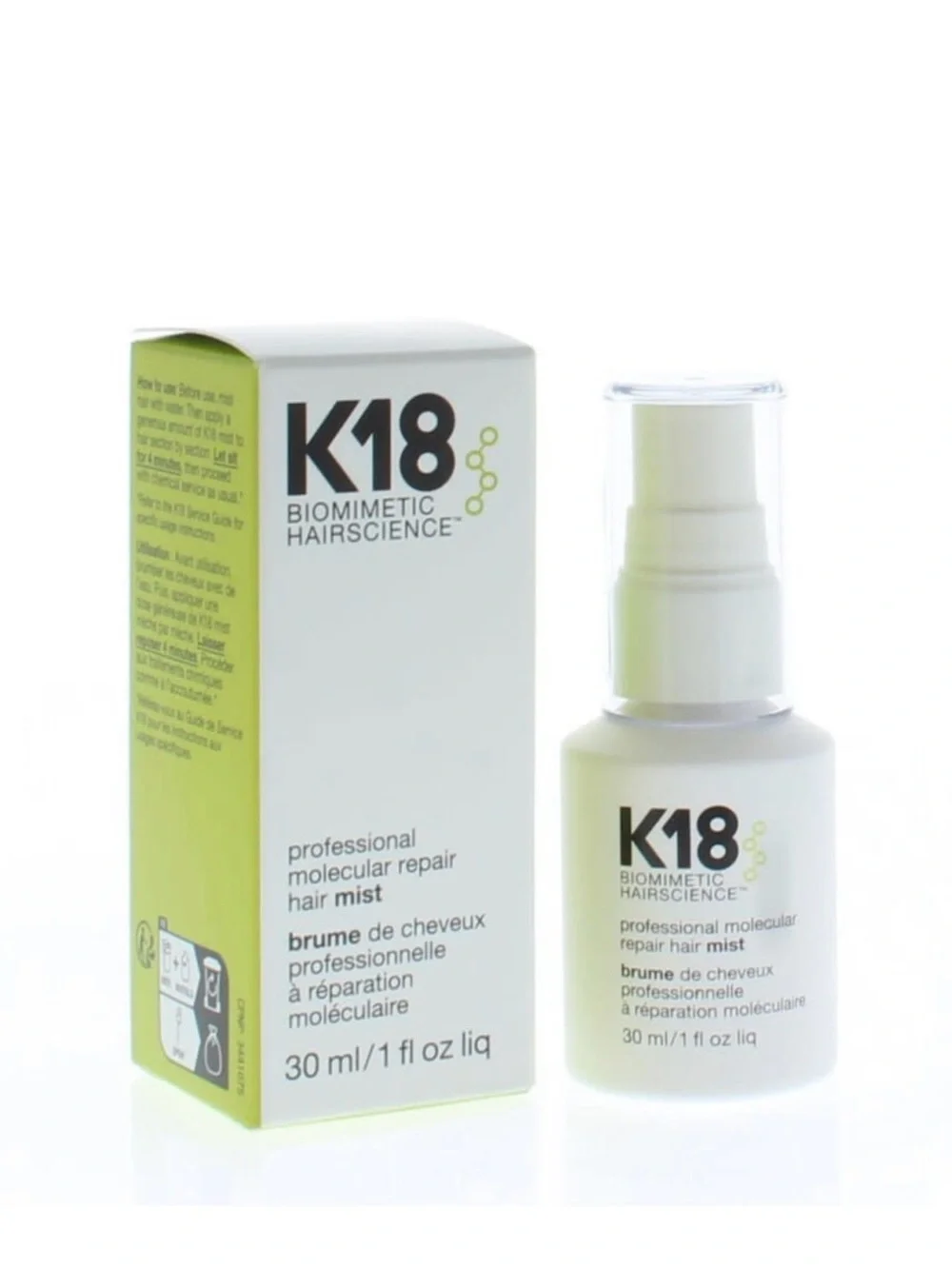 K18 Professional Molecular Repair Hair Mist - 30ML Brand New in the Box!